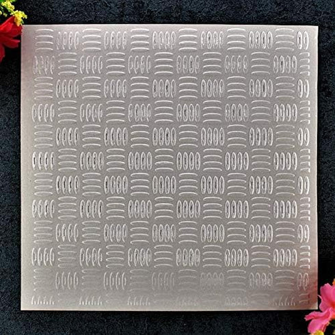 Kwan Crafts Pattern Plastic Embossing Folders for Card Making Scrapbooking and Other Paper Crafts, 15x15cm...
