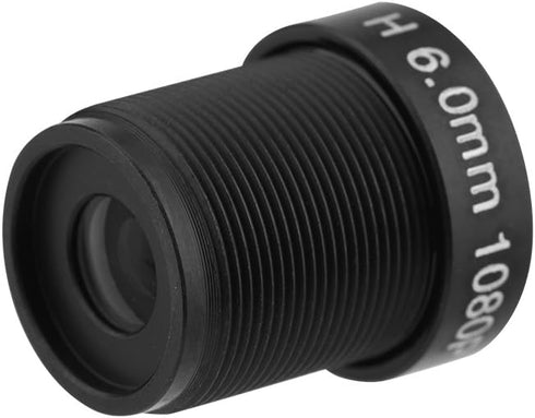 CCTV Camera Lens 6mm CCTV Camera Lens 2 Million Pixels 24-Hour IR Security Camera Lens with 58°Suitable for CCD chipsets of 1/3 and 1/4 inches...