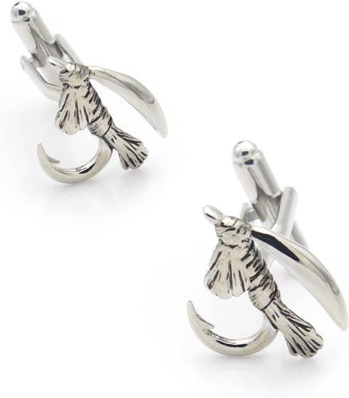 Fly Fishing Hook Fish Pair Cufflinks...