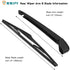 Rear Windshield Wiper Arm Blade Set 85241-AE010 EG21-67-421 for Toyota Sienna 2004-2010, for MAZDA CX7 2007-2012, for MAZDA CX9 2007-2015...