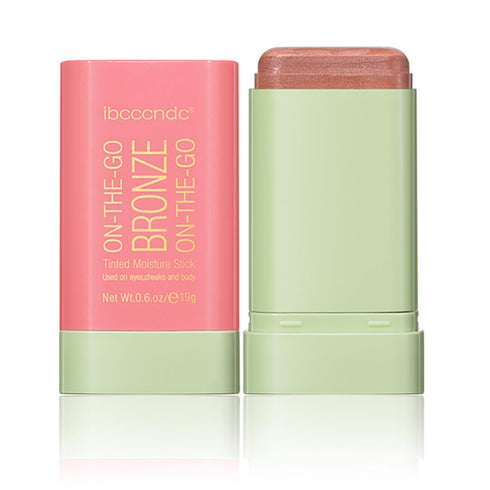 Multi-Use Makeup Blush Stick, Beauty Tinted Solid Blush Stick,Facial Contouring Highlight & Brighten Face Stick, Waterproof Moisturizer Stick, Sui...
