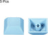 PATIKIL 1U Blank Keycaps, 5 Pack Universal PBT Keyboard Replacement Accessories for MX Mechanical Keyboard, Light Blue...