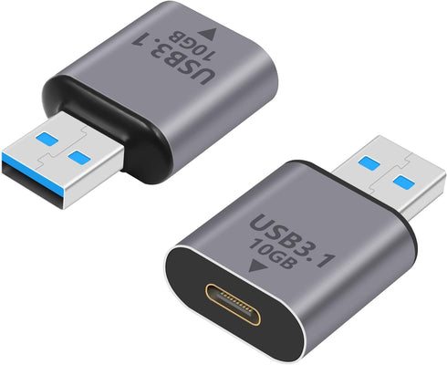 Poyiccot USB C to USB 3.1 Adapter 10Gbps, Female USB C to Male USB Adapter, USB 3.1 Type C to Type A Charger Converter OTG Fast Charging Compatibl...