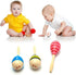 Sansheng 6 PCS Mini Fiesta Wooden Maracas Toys, Wooden Maracas Festival Painting, Wooden Carnival Maracas (Random Colors)...