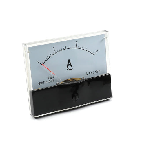 Fielect AC 0-3A Analog Current Panel 44L1 Amp Ammeter Gauge Meter 1.5 Accuracy for Auto Circuit Measurement Tester...