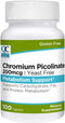 Quality Choice Chromium Picolinate Metabolism Support 200 mcg Tablets 100 Count...