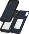 GOOSPERY Magnetic Secure Bumper Compatible with iPhone Xs / X Case, Card Holder Wallet Case, Easy Magnet Auto Closure Dual Layer Protection, Navy...