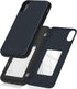 GOOSPERY Magnetic Secure Bumper Compatible with iPhone Xs / X Case, Card Holder Wallet Case, Easy Magnet Auto Closure Dual Layer Protection, Navy...