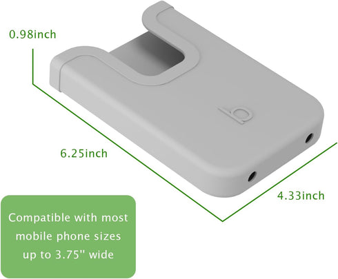 Silicone Phone Holder Compatible with Bogg Bag, Soft Silicone Charm Insert Accessories and Attachment for Bogg Beach Bags, Generic & Portable Size...