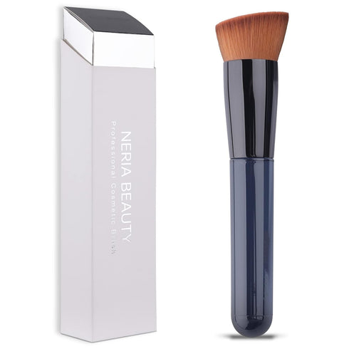 Foundation Brush, Flat Top Kabuki Foundation Brush for Liquid Makeup, Cream, Powder, Travel Size Face Foundation Blending Makeup Brushes (131)...