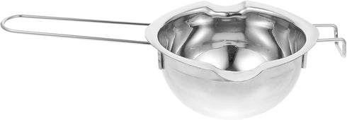 Hemoton Stainless Steel Double Boiler Pot Melting Pot Chocolate Melt Bowls Baking Pan for Butter Candy Cheese Candle Soap Making...