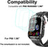 Tempered Glass Screen Protector Compatible with Hvlgmrc P66 1.96 inches Rugged Smart Watch, 3pcs, 9H...