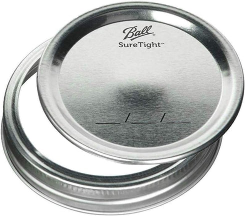 Ball Quart (32oz) Jar with Silver Lid, Wide Mouth, Set of 2...
