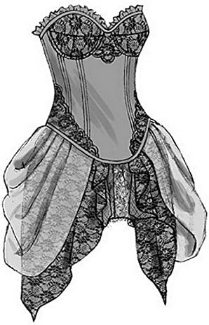 Butterick Patterns B6338 Curved-Hem Corsets & Skirts, A5 (6-8-10-12-14)...