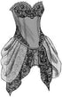 Butterick Patterns B6338 Curved-Hem Corsets & Skirts, A5 (6-8-10-12-14)...