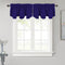 NICETOWN Blackout Curtain Valance Tier - Small 52 inches by 18 inches Scalloped Rod Pocket Window Curtain Valance for Cafe/Boys Bedroom/Bathroom/B...