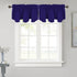 NICETOWN Blackout Curtain Valance Tier - Small 52 inches by 18 inches Scalloped Rod Pocket Window Curtain Valance for Cafe/Boys Bedroom/Bathroom/B...