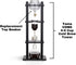 Yama CDM8 Replacement Top Beaker - Borosilicate Glass For 6-8 Cup Cold Brew Towers, Heat-Resistant, Dishwasher Safe...