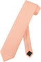 Vesuvio Napoli NeckTie Solid EXTRA LONG PEACH Color Men's XL Neck Tie...