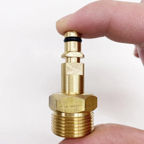 1Pc Gold M22 Adapter High Pressure Washer Hose Adapter Pressure Pipe Quick Connector Converter Fitting for K Series Pressure Washer? Pressure Repl...