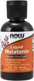 NOW Supplements, Liquid Melatonin, 3 mg Per Serving, Fast Absorbtion and Great Taste, 2-Ounces...