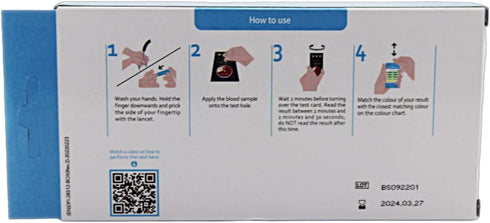 Complete Total Only Cholesterol Test, 2 Tests, Quick, Simple & Easy-to-Use, Clear Easy to Read Results, Detects Cholesterol Levels in Your Blood...