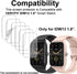 Screen Protector for 1.8” IDW13, Compatible with IDW13 of Woneligo Faweio VRPEFIT Amzhero TOOBUR Konitee Gydom Veryfit Smart Watch, Soft TPU, 6-pa...