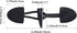 JKJF Pu Leather Sew-On Toggles with Black Resin Horn Button for Coat Cape Jacket Clothing Buttons Replacement Kit 10 Sets Black...