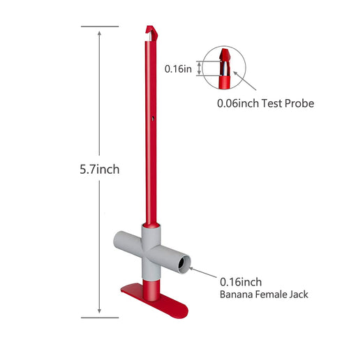 Wire Piercing Probe Clip, 2Pcs Insulation Piercing Clip Test Probe Automotive Test Cable Kit Auto Car Repairing Multimeter Testing Tool...