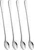 4pcs 9" Long Handle Iced Tea & Coffee Spoon Set, Stainless Steel Cocktail Stirrer for Mixing Drinks...