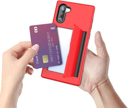 Galaxy s21 Case with Card Holder,Silicone Hybrid Protective Wallet Cover Case for Samsung Galaxy s21 - Black...