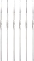 Stainless Steel Crochet Hook 0.6mm Knitting Needles for DIY Craft Yarn 6Pcs......