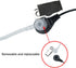 Walkie Talkie Headset with PTT Mic 1 Pin Covert Acoustic Tube Earpiece for Talkabout MH230R MR350R T200 T200TP T260 T260TP T460 T600 MT350R 2 Way ...