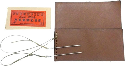 NOS - 25 Superfine Cross Stitch Needles No.18, 2 inch Long, Made in Czechoslovakia...
