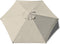 EliteShade USA 7.5FT Replacement Covers 6 Ribs Market Patio Umbrella Canopy Cover (CANOPY ONLY) (Beige)...