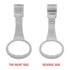 ibasenice Baby Pull up Rings, Baby Standing Walker Crib Tool Ring Pair of Universal Ring Baby playpen Crib Hook Baby Toy Bed Ring Help Baby Stand ...