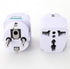 ANRANK UE3360AK 2 Packs Universal AU US UK to EU Europe Plug AC 250V Power Travel Adapter White...