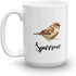 Sparrow Ceramic Coffee & Tea Mug, Décor, Accessories, Novelty Token, Items & Kitchen Utensils For Sparrows Lover, Bird Watcher Men & Women (15oz)...