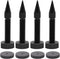 Flushbay 4 Pack Speaker Spikes Floor Protectors Adjustable Speaker Isolation Spikes M6 Black for Subwoofer CD DVD Player Turntable Recorder Chassi...