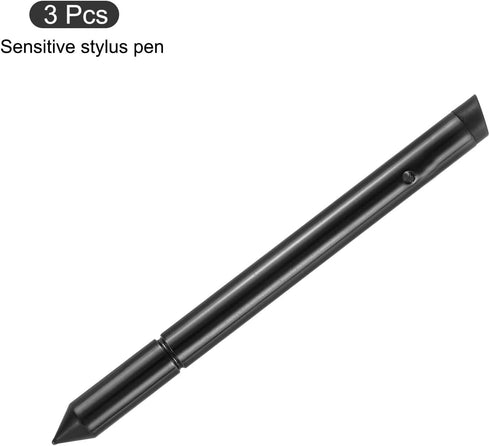 MECCANIXITY 3pcs 2 in 1 Touch Screen Pen Resistive Stylus Pen with Resistance Capacitive Tips Universal, Black......