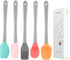 Mini Silicone Spatula Set of 5 - Heat Resistant & Nonstick Rubber Spatulas - Dishwasher Safe Kitchen Utensils for Cooking, Baking, Mixing...