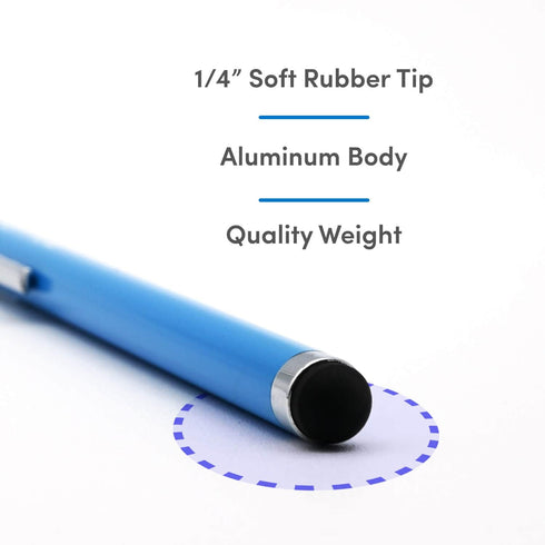 Stylus Pen for GrandPad Tablet, Rounded ¼” Scratch Resistant Stylus, 5.25” Length, Lightweight and Ergonomically Shaped, Pack of 3...