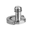 10 Pack Stainless Steel D Shaft D-Ring 1/4" Tripod Screw Adapter, Camera Screw Adapter, Quick Release Mounting Screw Adapter for Camera Camcorder ...