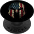 Spartan Helmet American Flag PopSockets Adhesive PopGrip...