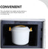 Luxshiny Microwave Pressure Cooker Microwave Rice Cooker Mini Rice Cooker Portable Steamer Pasta Cooker Food Steamer Pot for Cooking Soup Rice Ste...