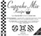 Moda Cupcake Mix Recipe Foundation Paper Pattern Pad #2...