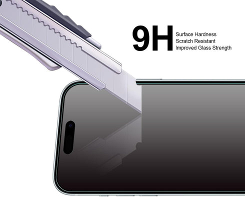 Supershieldz (2 Pack) Designed for iPhone 15 (6.1 inch) + Camera Lens Tempered Glass Screen Protector, Anti Scratch, Bubble Free......