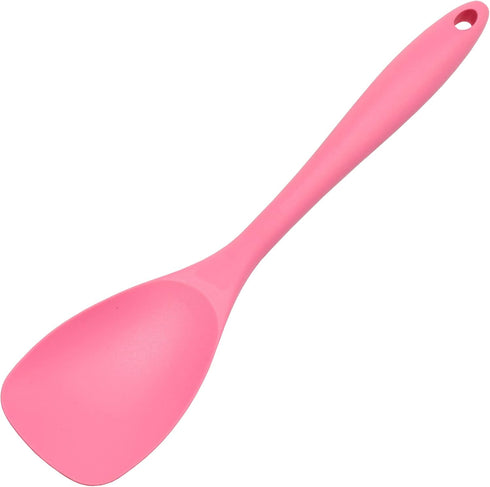 Chef Craft Premium Silicone Spoon Spatula, 11.5 inch, Pink...