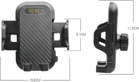 ADIL Car Phone Holder Mount (Bumpy Roads Friendly) Military-Grade Car Phone Holder Mount Universal Phone Holder for Your Car Dashboard-Windshield-...