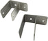Harris Hardware TP15239 Stamped Steel Pilaster Pack for 1-1/4 in. Post, 2 One-Ear Brackets and One Way Fasteners...